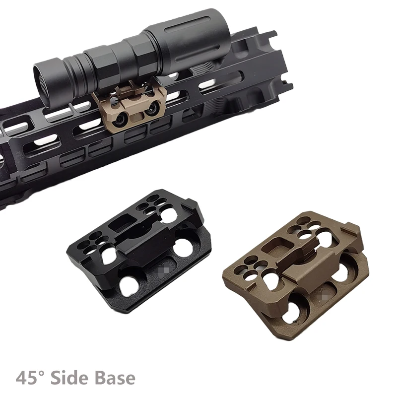 Tactical Thorntail6 Offset Scout Mount Metal MLOK Keymod Rail Airsoft with Original Markings for SF M600 M300 PLHv2 Weapon Light