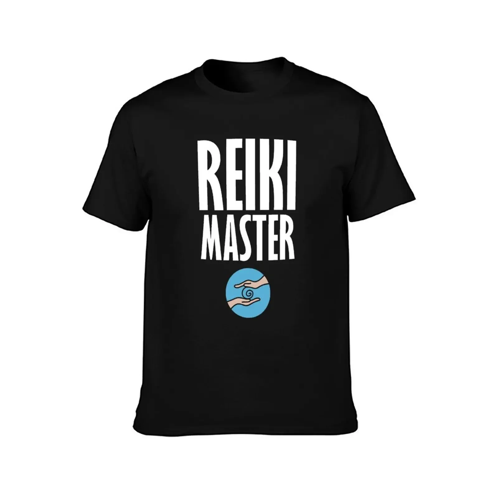 Reiki Master Meditation Spiritual Reiki Practitioners T-Shirt blue lock funny costumes shirts graphic tee Men's cotton t-shirt