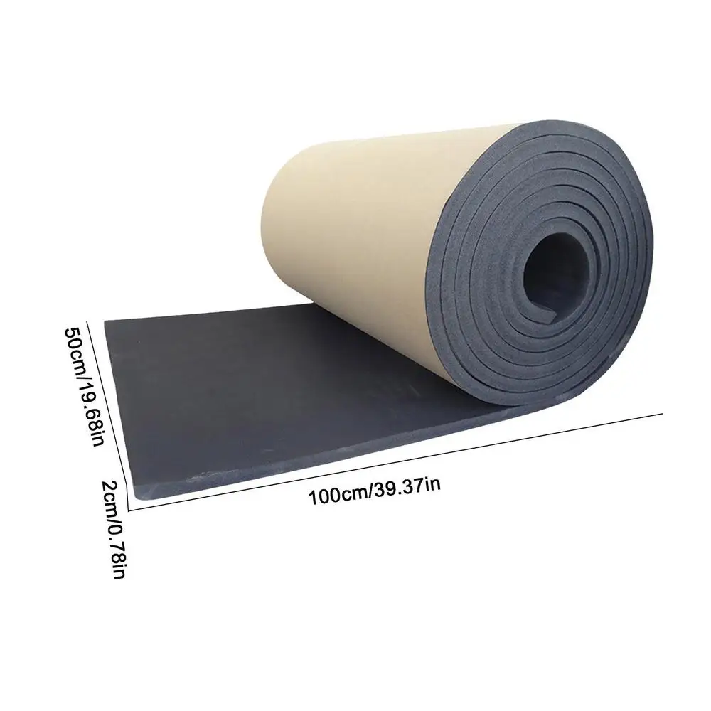 Self-Adhesive Insulation Foam Mat – 100x50cm Car Hood Insulation, Sound Deadening, Heat Shield, Waterproof