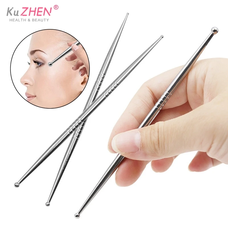 1/3PC Stainless Manual Acupuncture Pen,Deep Tissue Massage Tool,Trigger Point Massage Relief Pain Therapy Tool For Body Relaxing