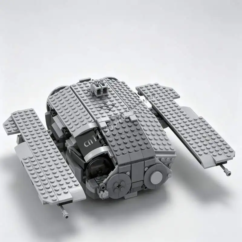 478PCS Haulcraft Alternate Build MOC Space Ship Model Custom Puzzle DIY Assembly Creative Building Blocks Toy Collection Gifts