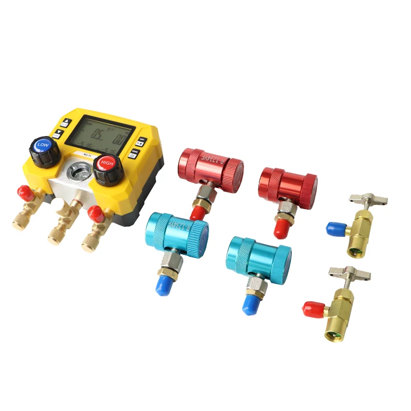 10C Digital Refrigerant Gauge 0.5%FS Accuracy for 88 Refrigerant Types Multi-Unit Pressure Measurement Factory