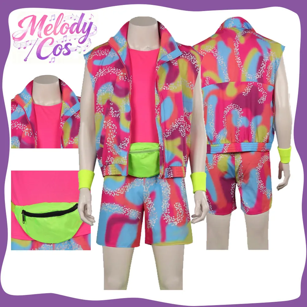 

Фэнтези Кен Косплей Спортивная одежда Костюм Маскировка из фильма Мужская куртка Брюки Рубашка Шляпа Поясная сумка Набор для Хэллоуина Костюм для вечеринки