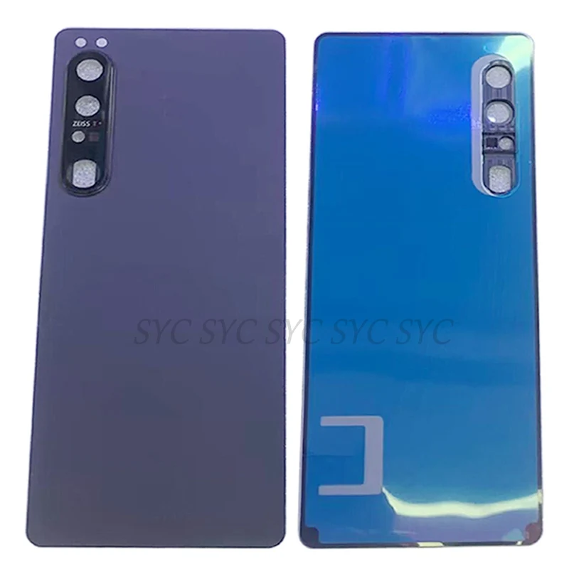 Cubierta de batería para Sony Xperia 1 IV, carcasa de Panel de puerta trasera, piezas de repuesto para lente de cámara