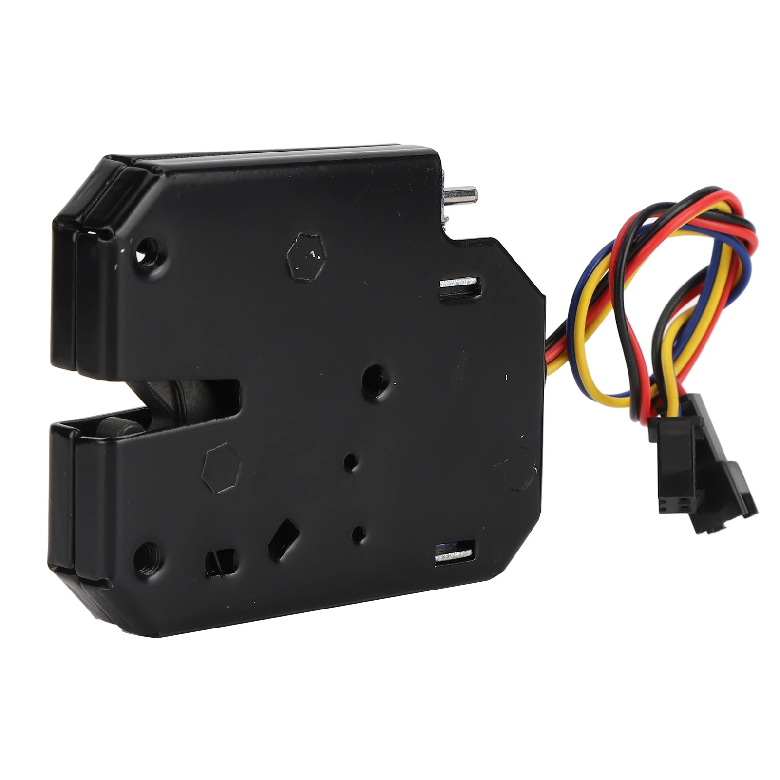 قفل خزانة 12 فولت 2A خزانة التحكم الكهربائية الكهرومغناطيسية خزائن الأدراج قفل الصلب الأسود قفل كهربائي أداة قفل كهربائي #6