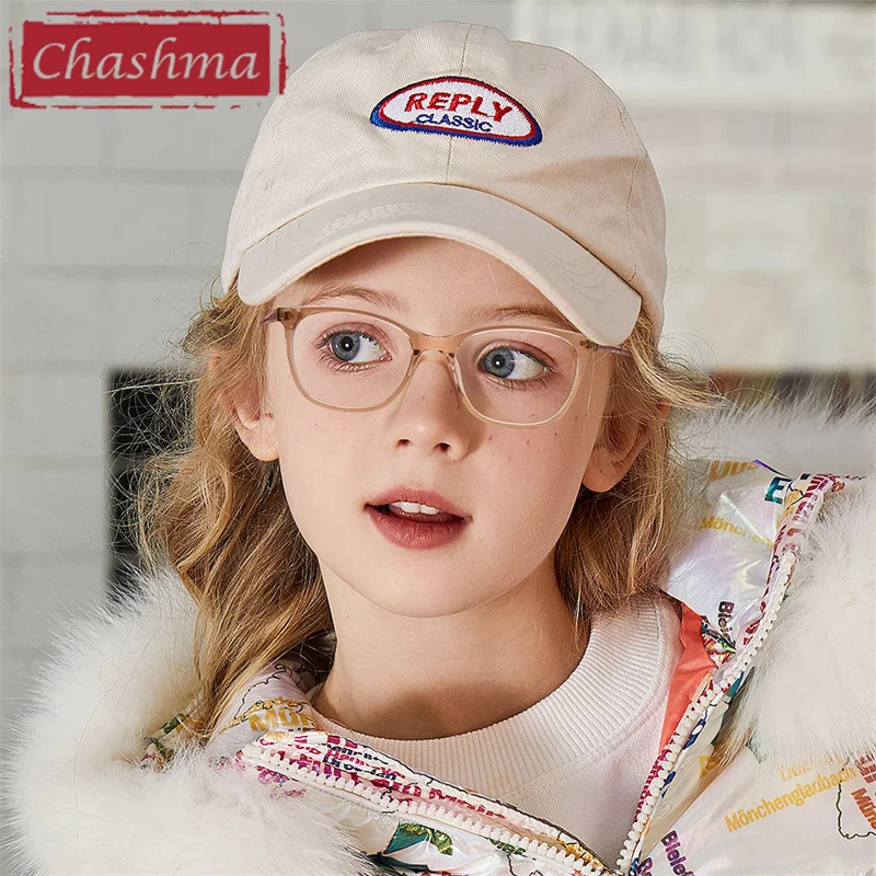 

Очки по рецепту Chashma, гибкая оправа, прочные детские очки для очков, весенние шарниры для мальчиков и девочек, легкие Gafas