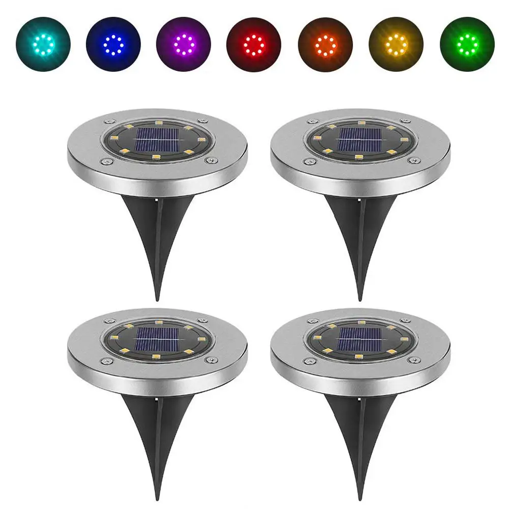 Color-changing Long-lasting Durable Energy-efficient Weatherproof Automatic Color-changing Landscape Lights Eco-friendly Solar