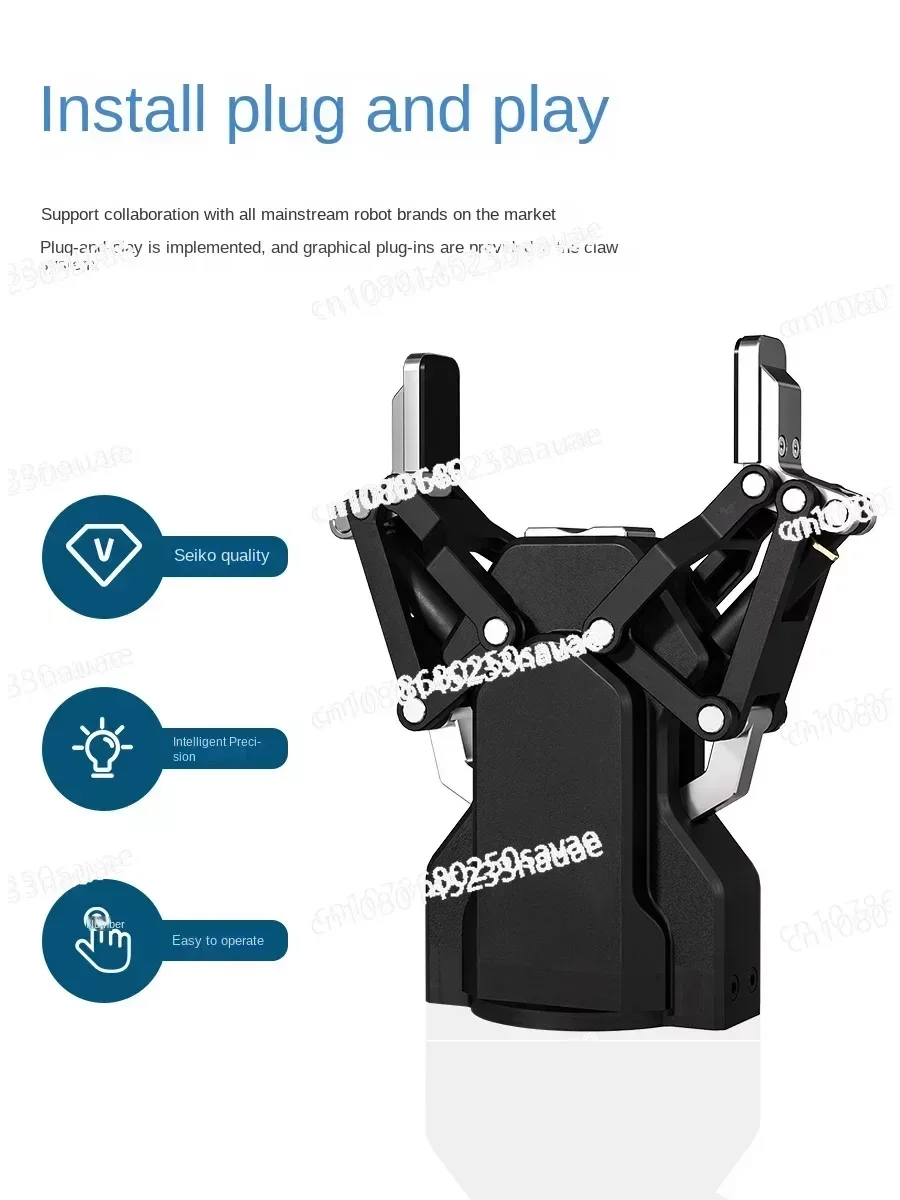 AG160-95 Long Stroke Material Handling with Adaptive Gripping Mechanical Gripper for Loading Unloading Electric Joint Envelope