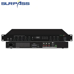 Home theater sound system 100V/70V/4-16 ohms amplifier PA System Built-in Class D Power Amplifier Audio Amp for School Shop Home