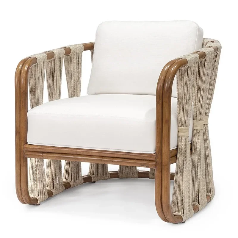 Sofa sunscreen small apartment leisure single furniture model room balcony small coffee table combination