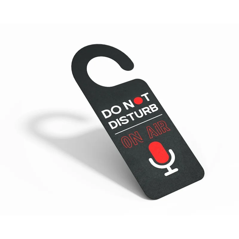 On Air Door Hanger Recording in Progress Do Not Disturb Door Sign Home Office Work Door Hanger