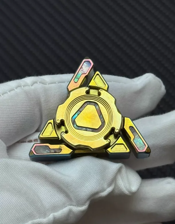 Used EDC Pangolin Trisomy Mini+Fritillaria Patch wu spinner fidget decompression toy