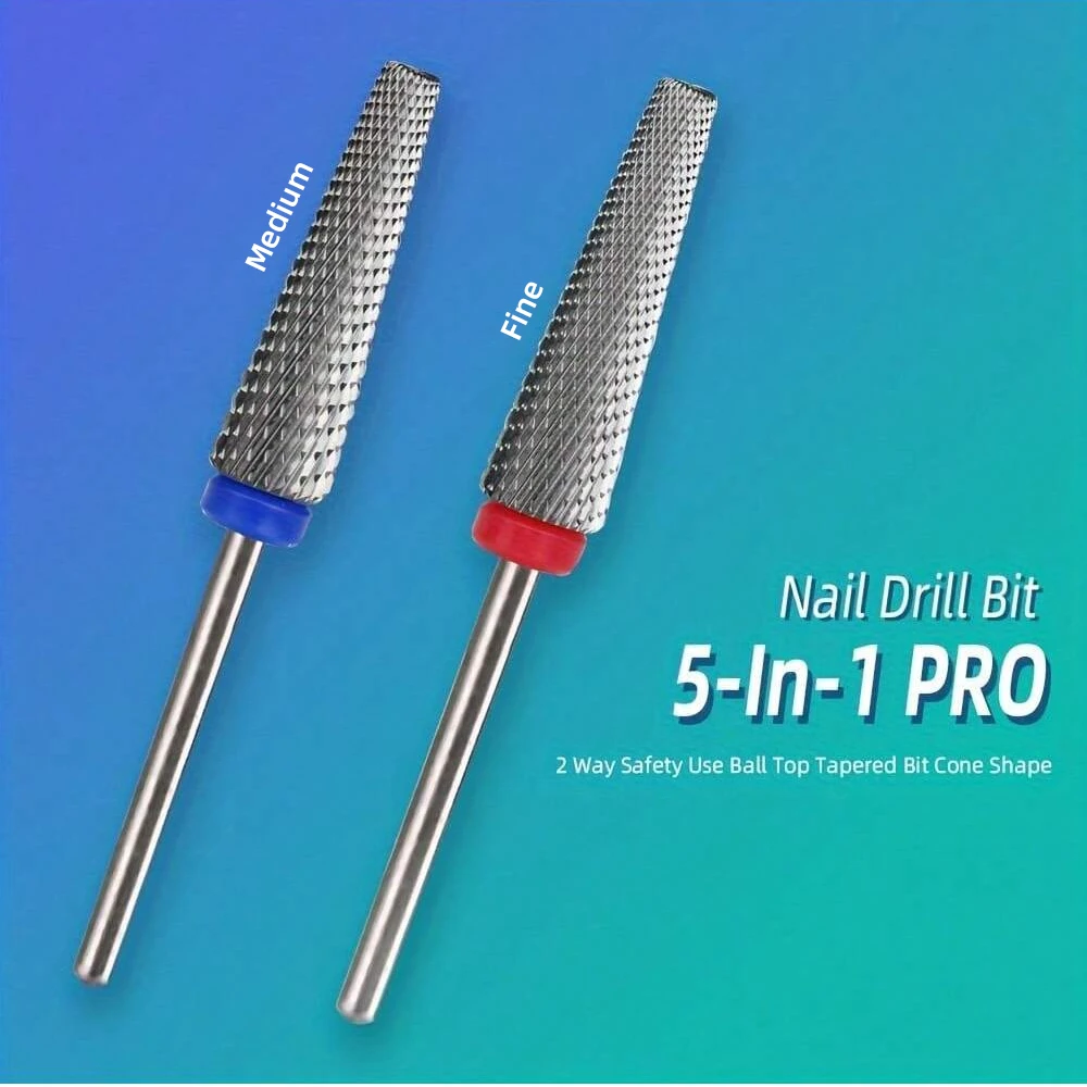 1 Stück 3-in-1 Pro Verbesserter Multifunktionsbohrer 3/32 Zoll Schaftgröße Mixgröße Wolframbohrer Schnelles Entfernen von Hartgeln aus Acryl