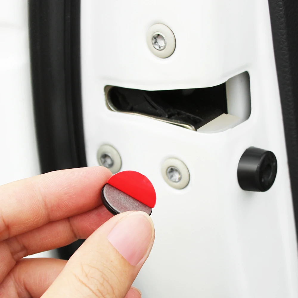 12PCS Car Door Lock Screw Protector Nuts Bolts Cover Cap For Hyundai Solaris 2 Elantra i30 i35 i40 Tucson Kona Azera