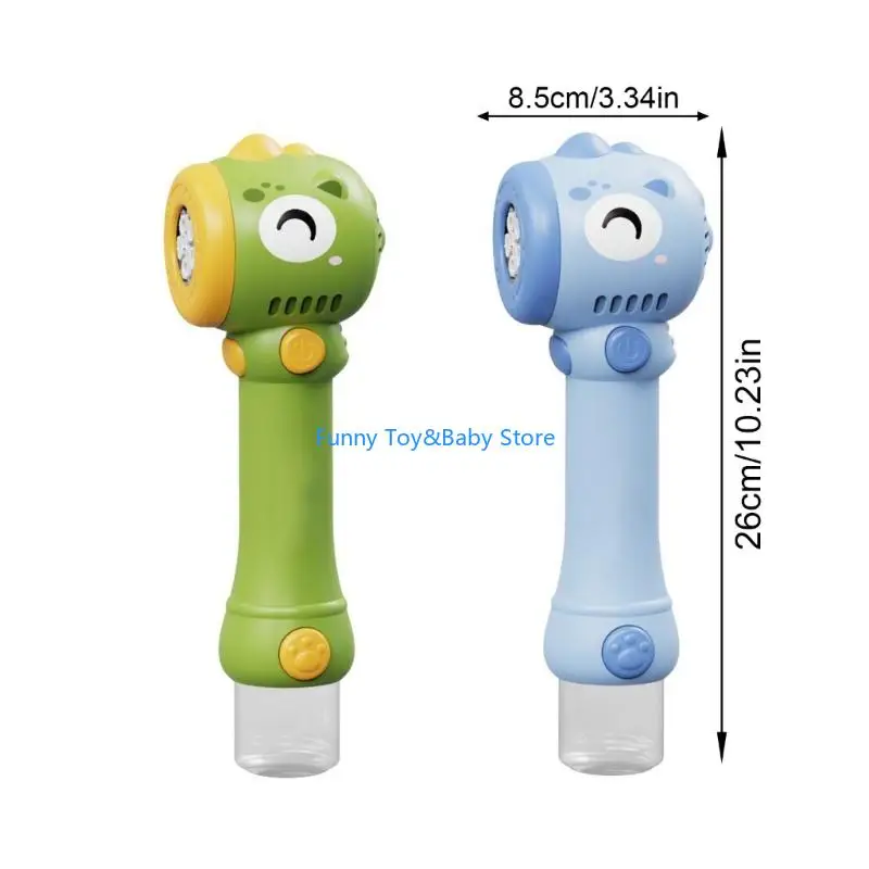 شكل الحيوان التلقائي لعبة فقاعات للأطفال فقاعة منفاخ البنادق للأطفال الصغار الأطفال الكهربائية فقاعة صانع لعبة في الهواء الطلق #1