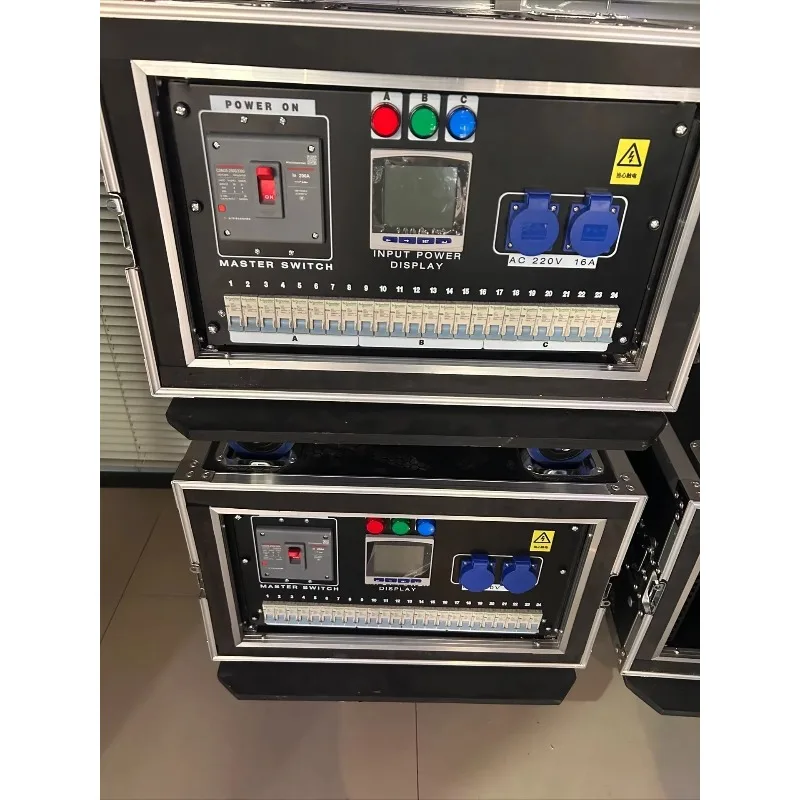 Compact Waterproof Aluminium Alloy Shell Power Distribution Box 380V Three-Phase Surge Protection for Stage DMWT-01 Model