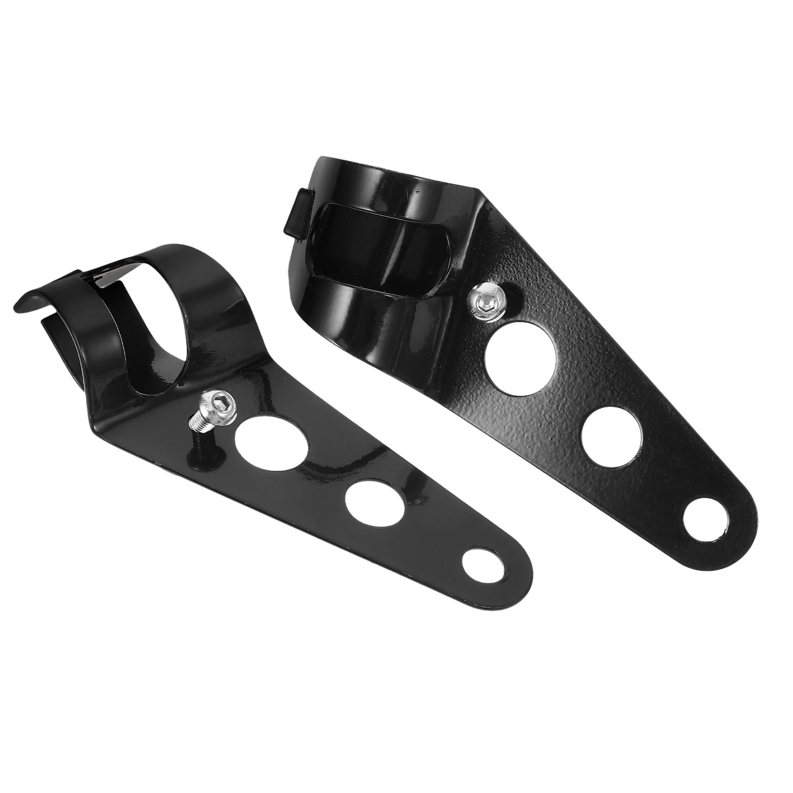 

2pcs Motorcycle Front Fork Durable Smooth Finish Headlight Mounting Bracket For Enhanced Night Visibility Compatible With