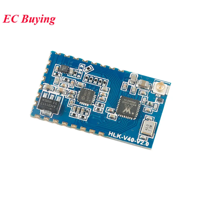 HLK-V40 Speech Synthesis Module V40 TTS Voice Broadcast 2.4G WiFi BLE 4.2 PlainText to Speech Playback AI Intelligent