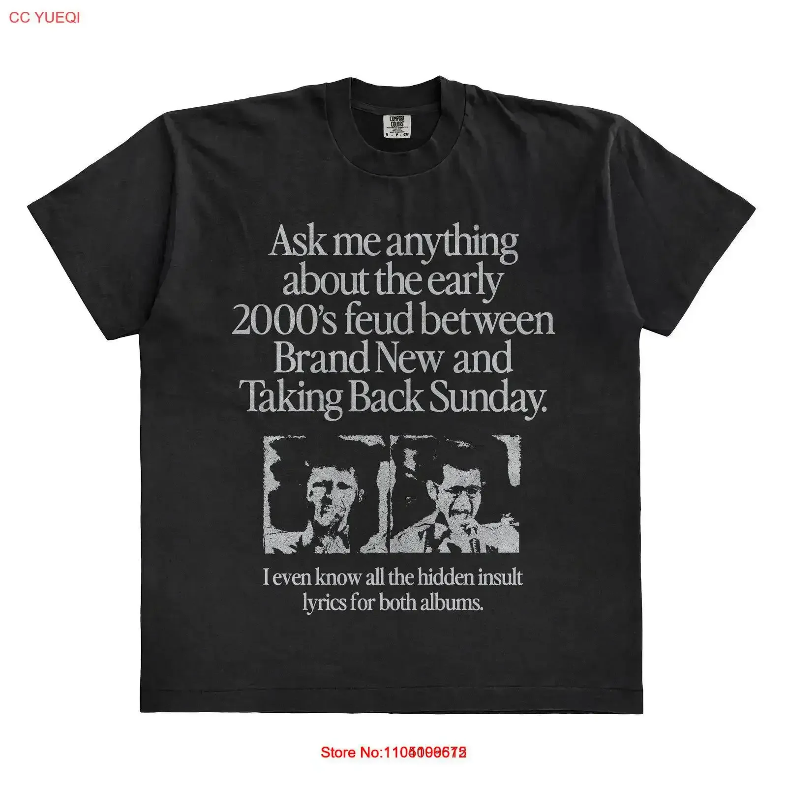 Ask Me Anything About The Feud Between Brand New Taking Back Sunday T Shirt vintage Washed streetwear Soft Versatile fashion