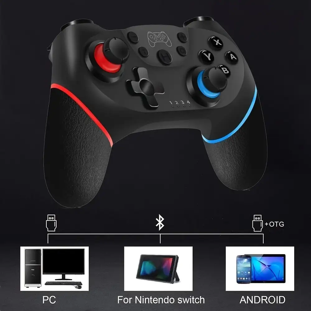

Wireless Game Controller for Switch Switch Lite OLED 6-Axis Vibration pro Handle NS Compatible with Switch pro Wireless Gaming