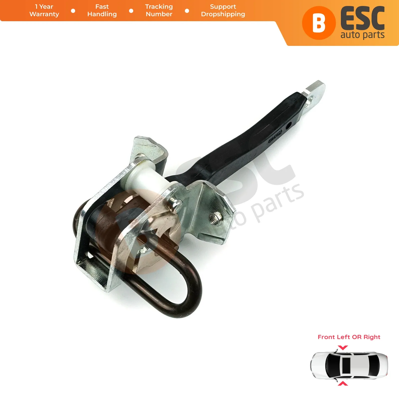 EDP1067 Front Left OR Right Door Catch Hinge Brake Stop Check Strap Limiter 51218193447 for BMW 5 Series E39 Sedan Estate SW