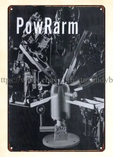 1960 Wood Working Metal Working Machinery Wilton powrarm metal tin sign company