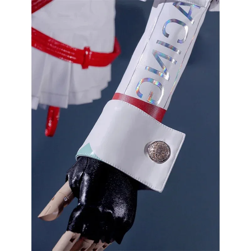 AGCOS 2023 disfraz de carreras Miku para mujer, trajes de carreras sexys y encantadores, conjuntos de Cosplay de Anime Miku, peluca, monos, ropa