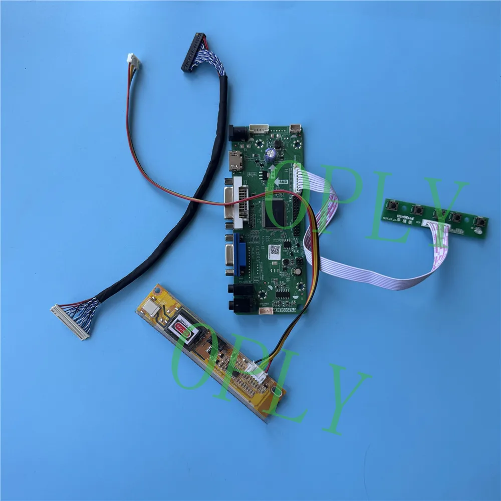 Kit HDMI-compatible VGA DVI M.NT68676 Controller board for LP154W01-TLA2 LP154W01 15.4