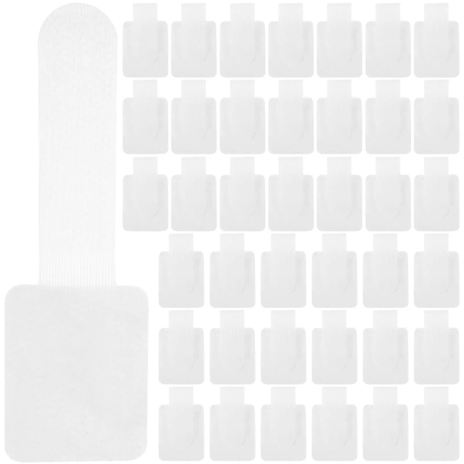 

40 Pcs Cable Organizer Wire Ties Adhesive Straps Nylon Cord Wrappers Durable Hook Loop Strong Fastening