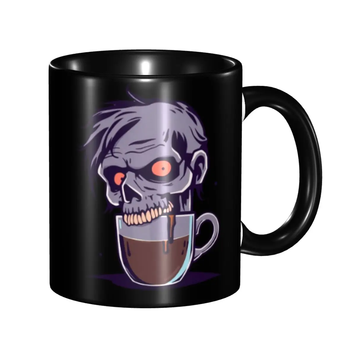 

Уникальная кружка для кофе зомби, забавные керамические кофейные чашки, чайные кружки, чашка для молока, посуда для напитков, подарки для женщин и мужчин