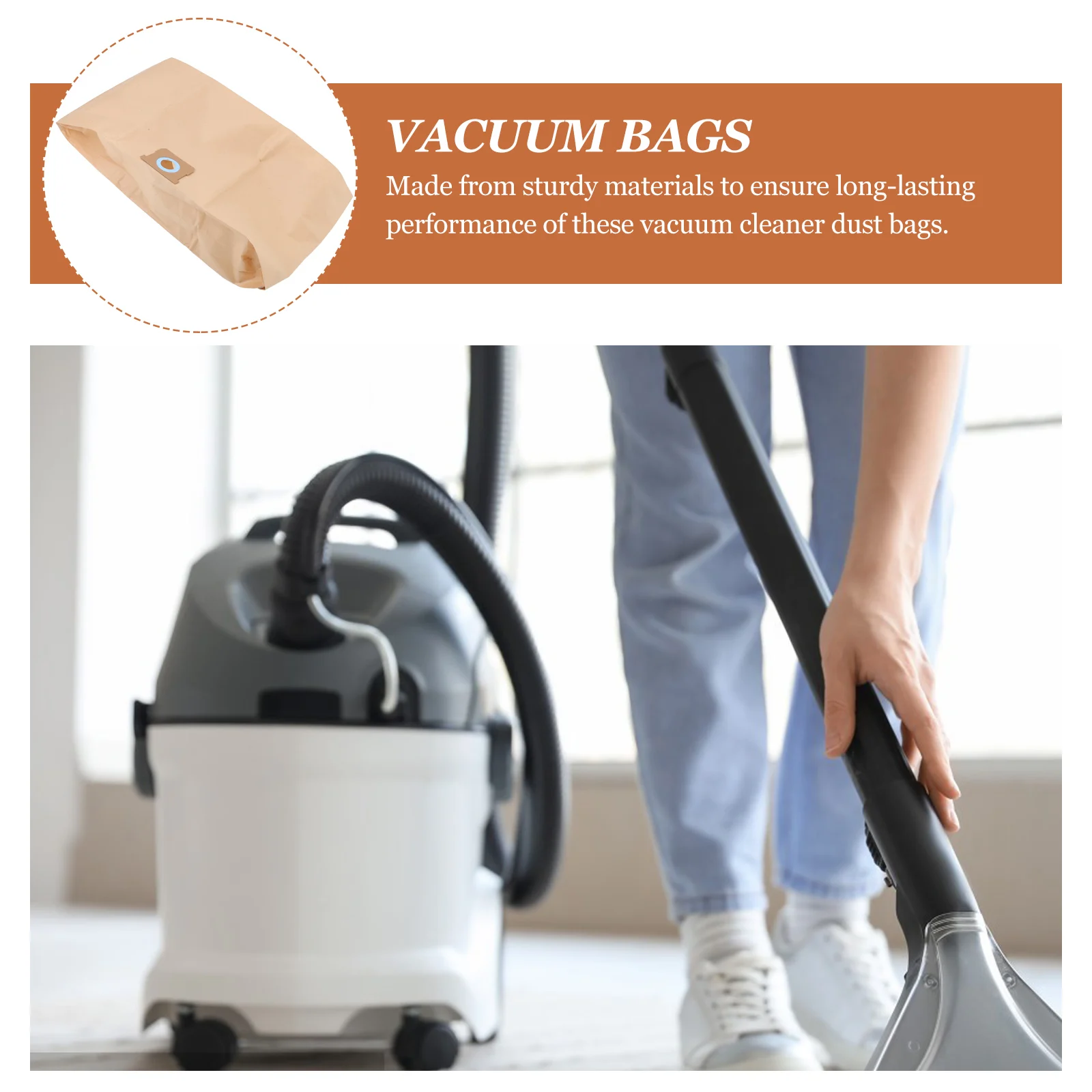 

4pcs Vacuum Cleaner Dust Bags Replacement Large Capacity Micro Filtration Bag For Dxva19-4102 Household Use Durable