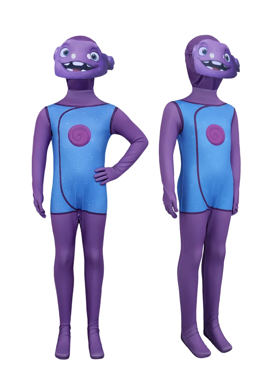 Mad Alien Xiao Ou Cosplay Costume Children's Day Purple Alien Bodysuit Cosplay …