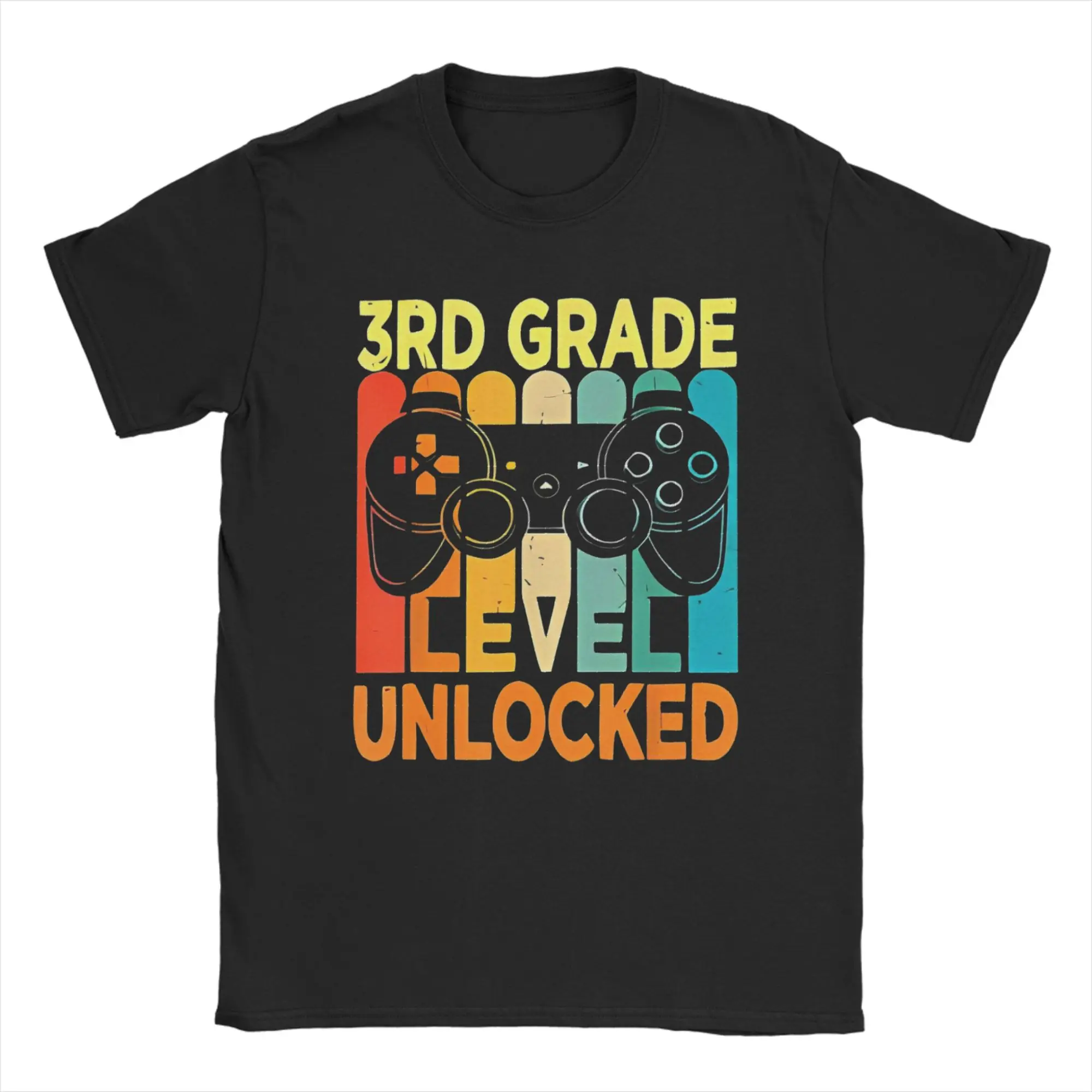 Hello 3Rd Grade Level Unlocked Video Game Back To School Boy T Shirt Back to School Tees,Teacher,Colorful Doodle,First Day