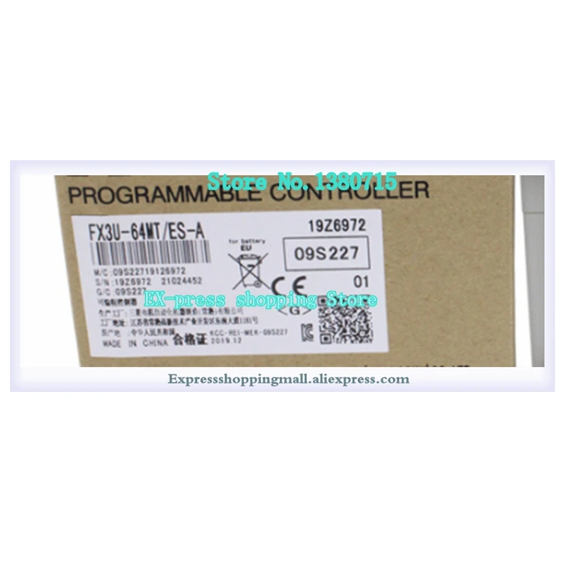 New FX3U-64MR/ES-A FX3U-80MR/ES-A FX3U-128MR/ES-A PLC Main Unit