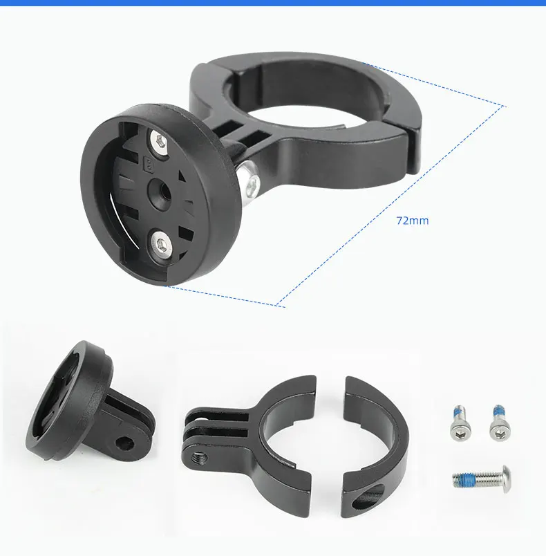 Radarlicht-Ständerhalterung für Bryton Gardian R300L Fahrrad-Rückleuchte, Sattelschiene, Sattelstützenhalterung, passend für Gopro-Kamera-Adapter – Detail 8