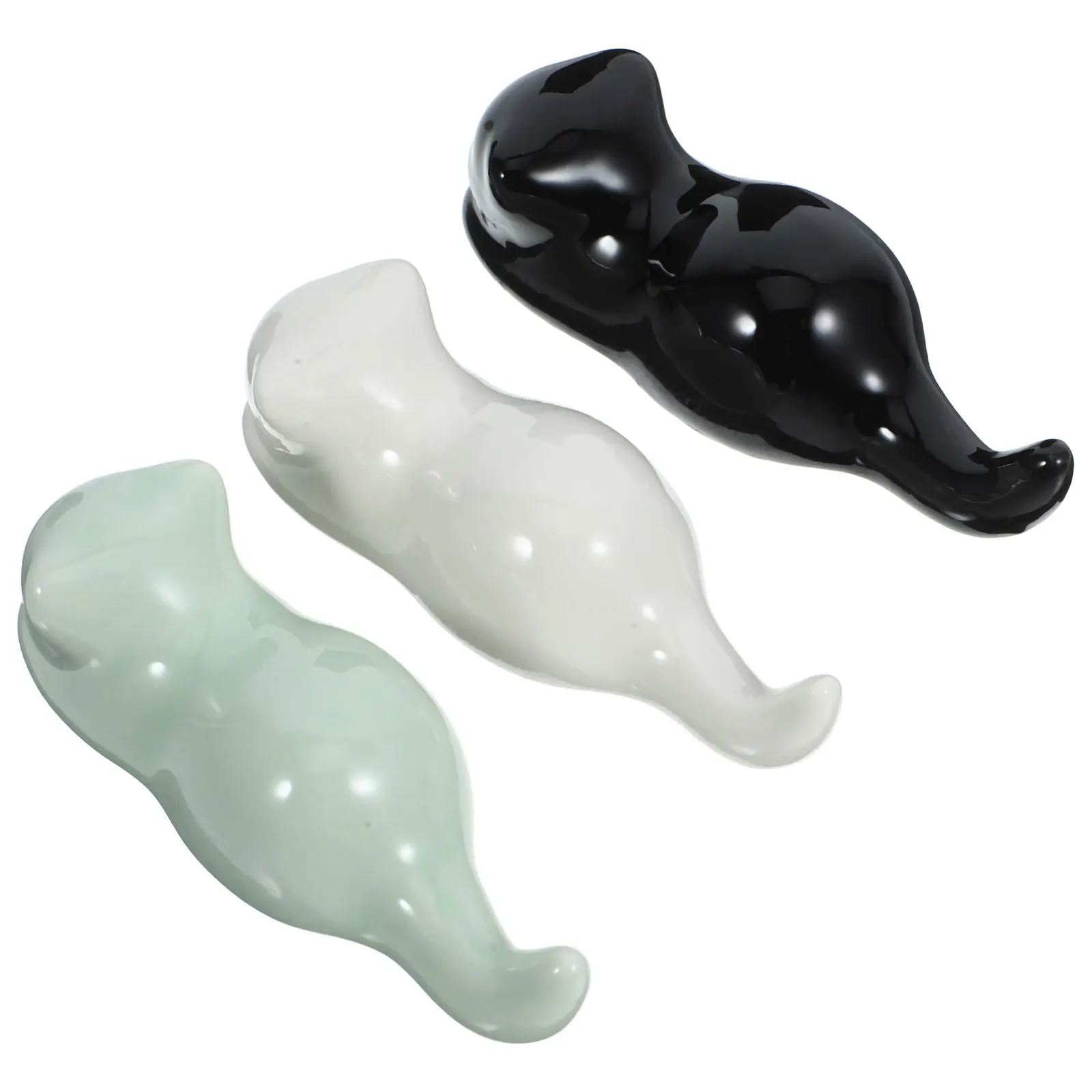 

Набор из 3 керамических подставок для каллиграфических кистей в форме кошки, ретро-декор для рабочего стола, дома, офиса, школы, учебы