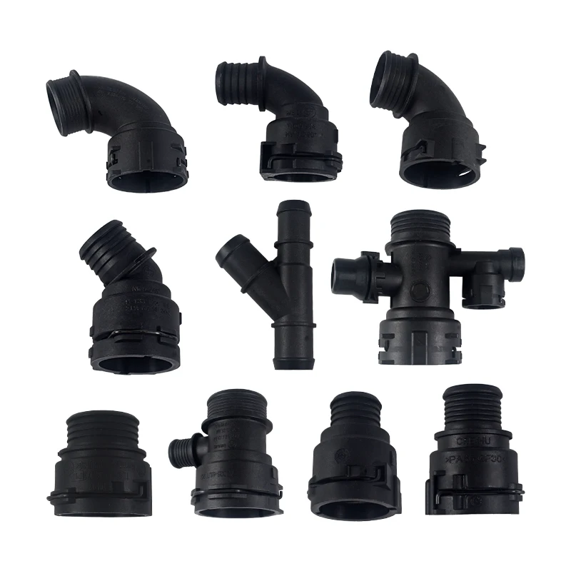 

VDA Quick Connectors Battery Cooling NW16-ID16-Straight Elbow For PGR FKW VW Golf Radiator Cooling System Connection Auto Part