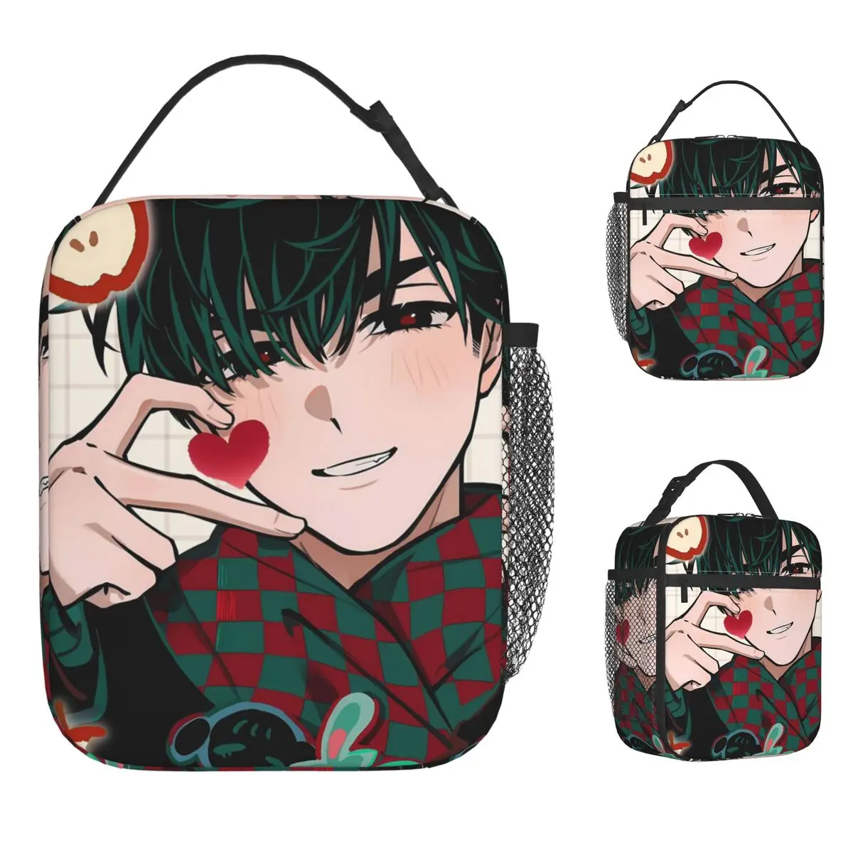 الغريبة المرحلة ميزي حتى إيفان حقيبة الغداء لطيف علب الاغذية نزهة المحمولة الحرارية حمل حقائب اليد للجنسين مقاوم للماء مصمم حقيبة للحفاظ على البرودة