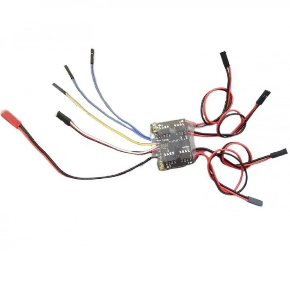 4-Way 5A Bidirectional Brushed ESC 6V-14V 3S Dual Modes Mixing/Independent Control 5V 1.5A BEC For RC Model Tank Tracked Vehicle
