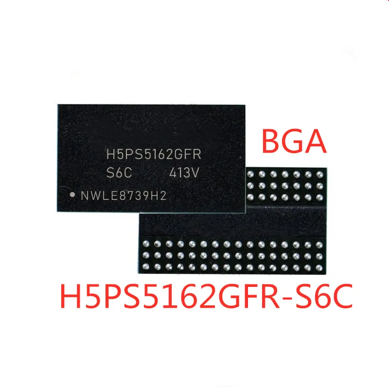 

5 шт./лот, 100% качество H5PS5162GFR-S6C H5PS5162GFR FBGA84, чип флэш-памяти, в наличии, новый оригинальный