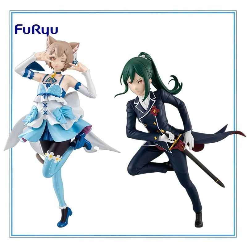 В наличии: Оригинальные фигурки FuRyu GIGO Limited Re:Zero Круш Карстен и Феликс Аргайл из ПВХ, коллекционные модели, игрушки, подарки