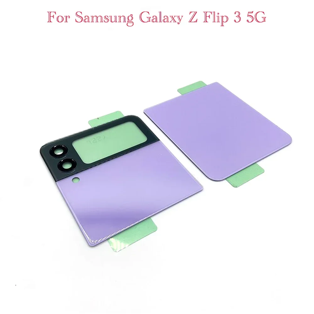 Back Cover Glass Replacement For Samsung Galaxy Z Flip3 F7110 F711U F711B F711N Battery Cover Rear Door Housing Case Back cover