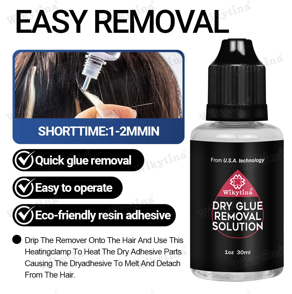 WIKYTINA Professional UV Light Hair Extension Kit - Complete Tool Set with UV Glue Remover Machine UV Hair Extension Machine