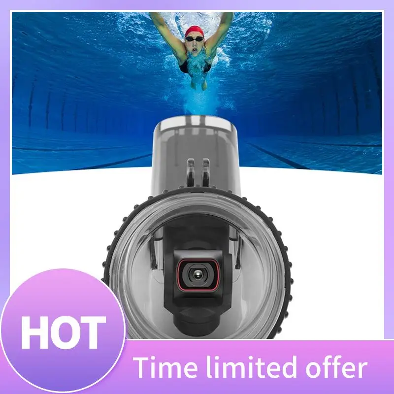 

ABFN-For DJI Pocket 2 Waterproof Case Housing Case Protective Shell Surfing 60 Meters Diving Gimbal Camera Accessories