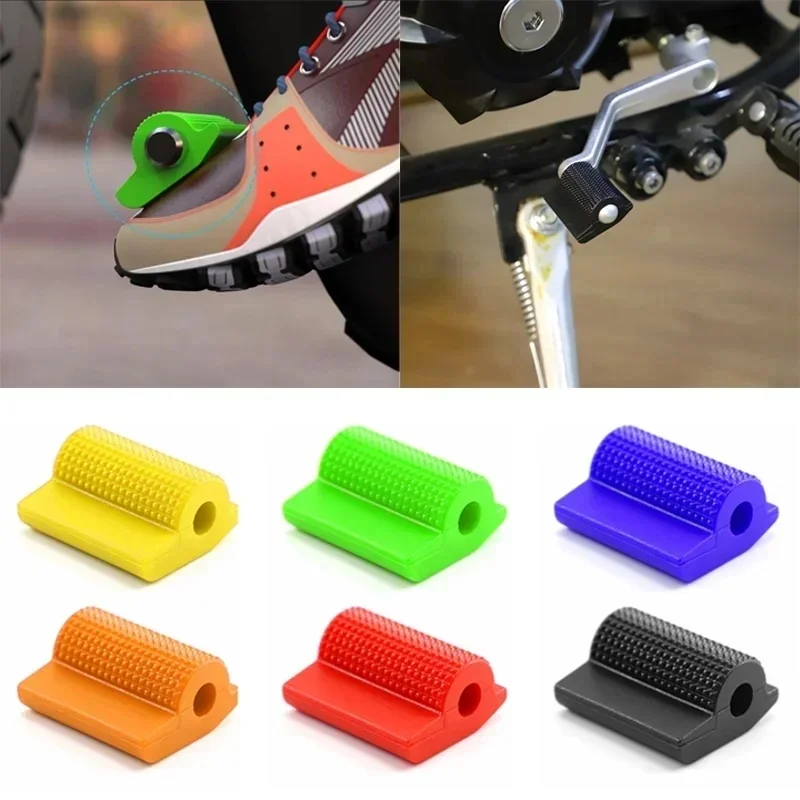 1/2pcs Universal Motorcycle Shift Gear Lever Pedal Rubber Cover Anti-skid Foot Peg Toe Gel Tool Accessories