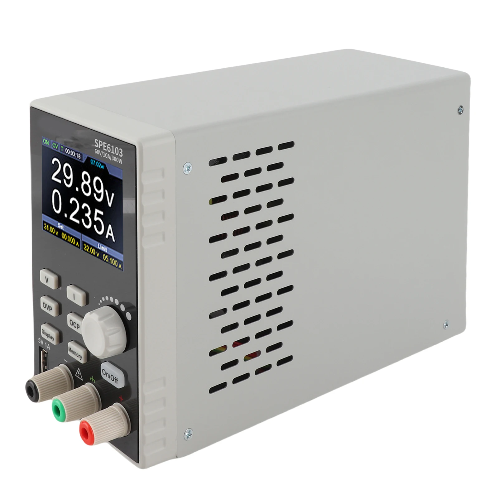 300W Bench  Power Supply  Power Supply Variable  Power Supply SPE6103 Single Channel Output Voltage Regulator  300W