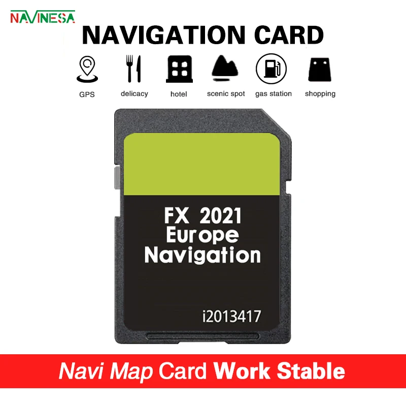 Sat Navigation SD Card for Ford FX 2021 GPS Card C-Max Focus Mondeo Kuga Galaxy Transit Bosch i2013417