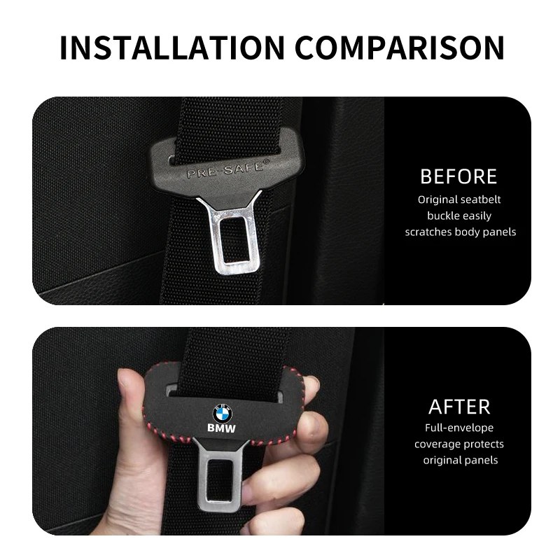 Car Seat Belt Clip Protector Seatbelt Buckle Plug Protective Cover For BMW X1 X3 X4 X5 X6 G20 G30 6GT F10 F30