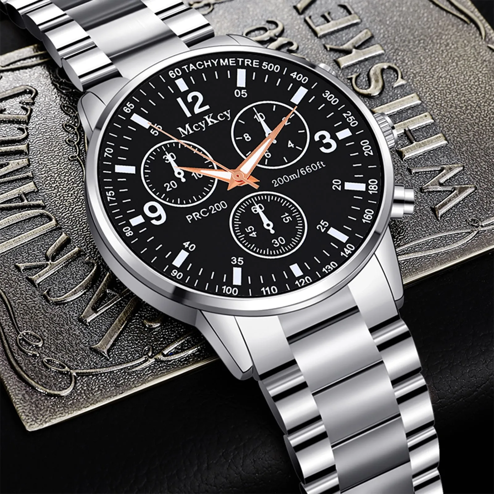 relogio Watch Stainless Steel Wristband Men\'s Watch Quartz Watch Gift Winner Watch watch men часы мужские erkek kol saati