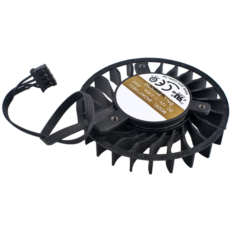 BAZA0714B2U DC12V 0.60A 4-pin Double ball bearing cooling fan for P4000 graphics card